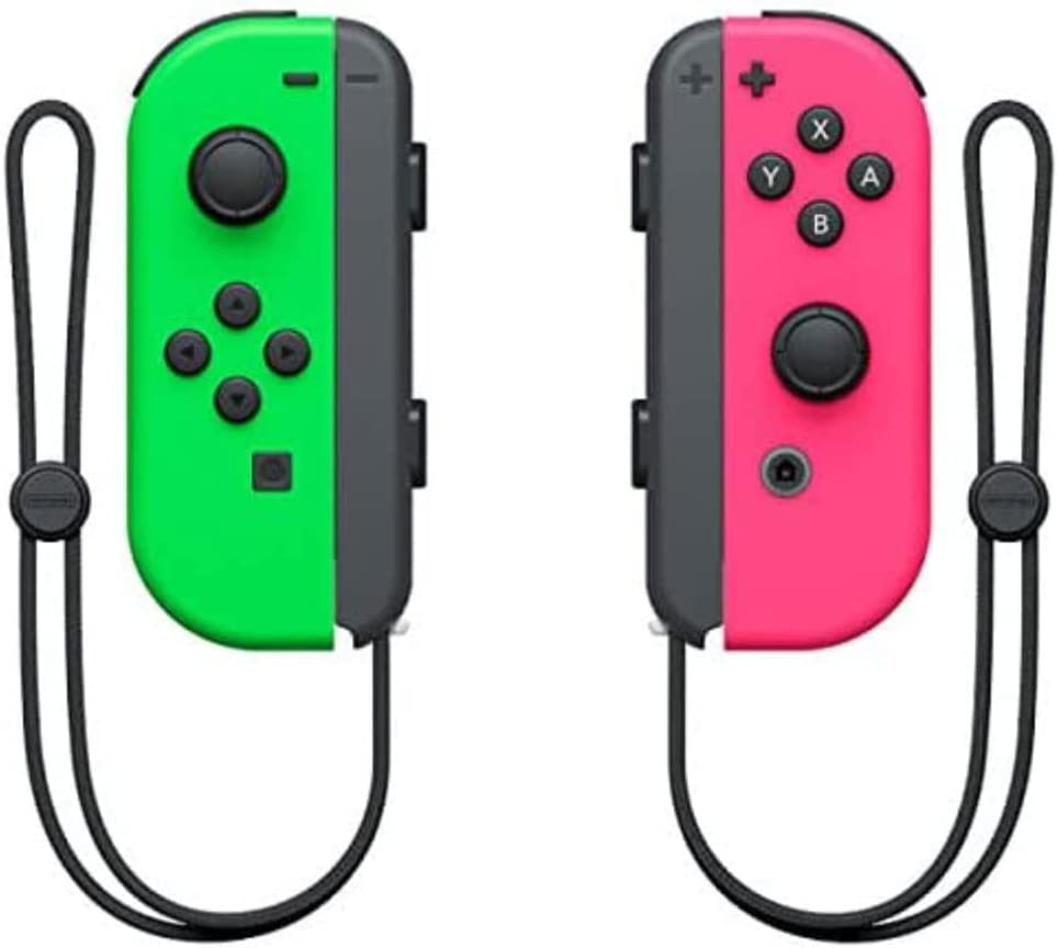 NINTENDO SWITCH: COPPIA DI JOY-CON VERDE/ROSA NEON