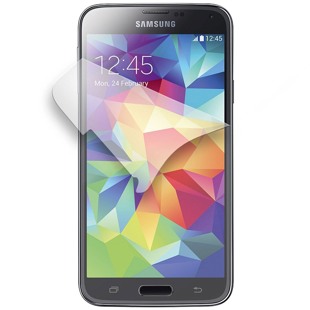 PELLICOLA PROTETTIVA PER SMATHPHONE SAMSUNG GALAXY S5  CONF. 2PZ 43580