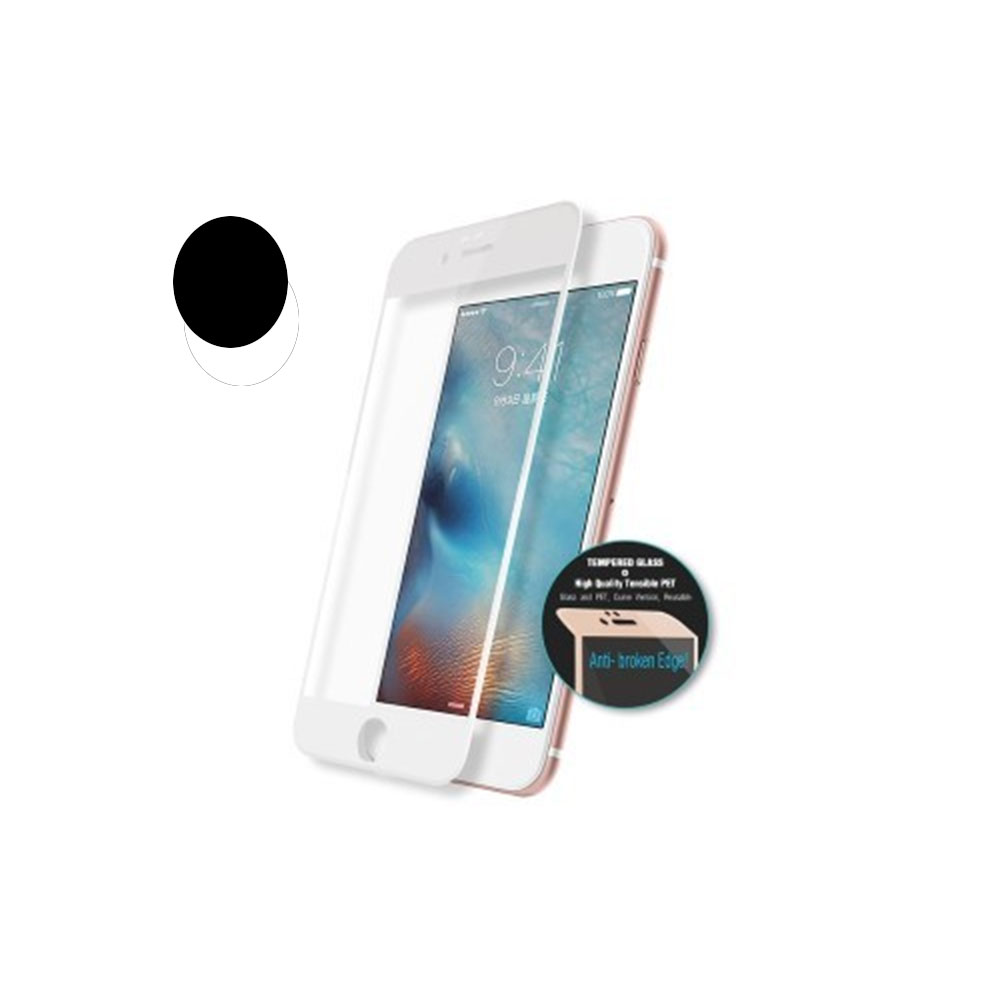 DEVIA PELLICOLA IN VETRO TEMPERATO 9H 0.26mm FULL SCREEN NERA PER SMATHPHONE APPLE IPHONE 6/6s