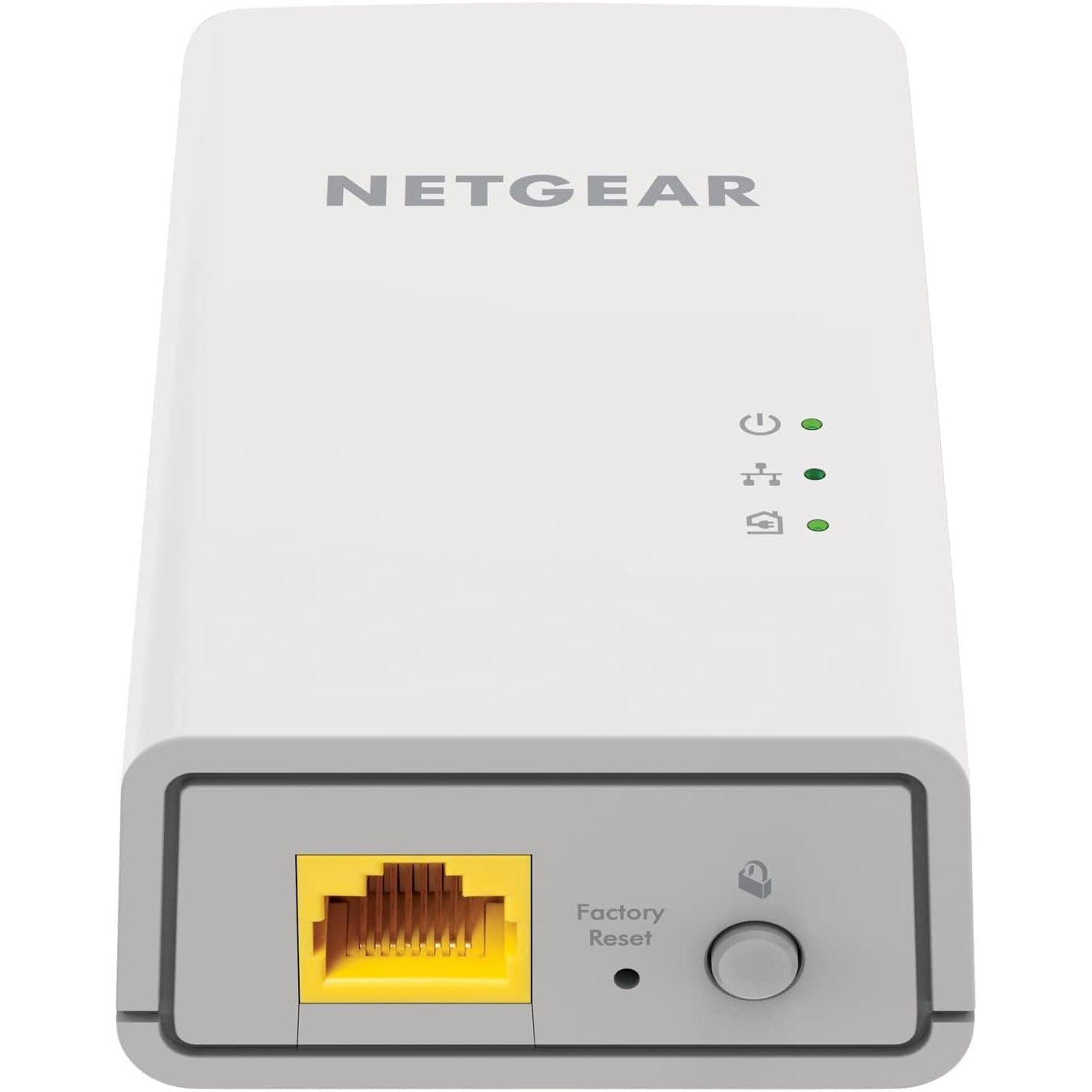 POWERLINE NETGEAR PL1000-100PES - 1 PORTE ETHERNET GIGABYTE - BRIDGE - HOMEPLUG AV2 TRAFERISCE DATI SU SISTEMA ELETTRICO CONF. 2pz