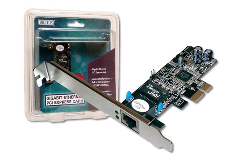 SCHEDA RETE DIGITUS ETHERNET PCI-Express 10\100\1000MBPS