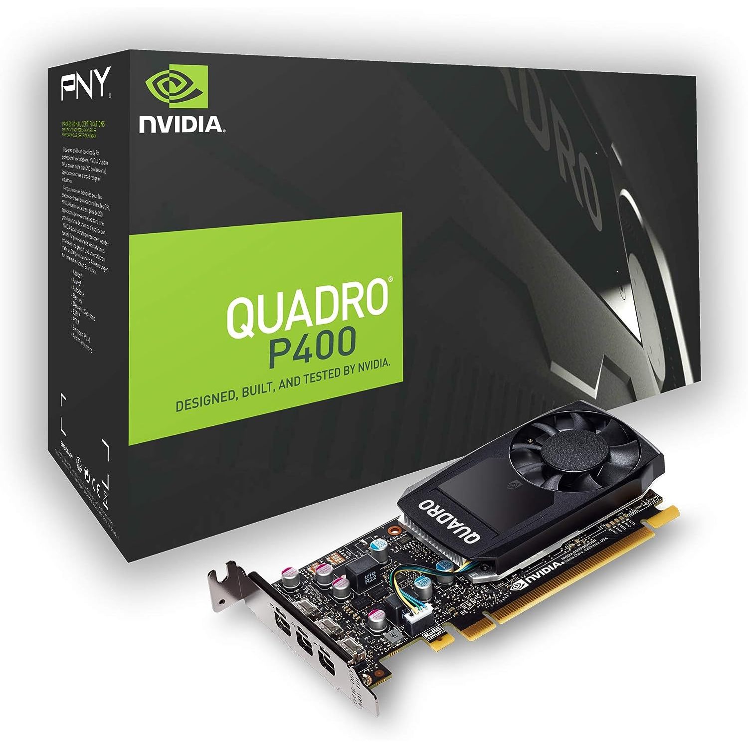 SCHEDA VIDEO PNY NVIDIA Quadro P400 2GB GDDR5 3xmDP