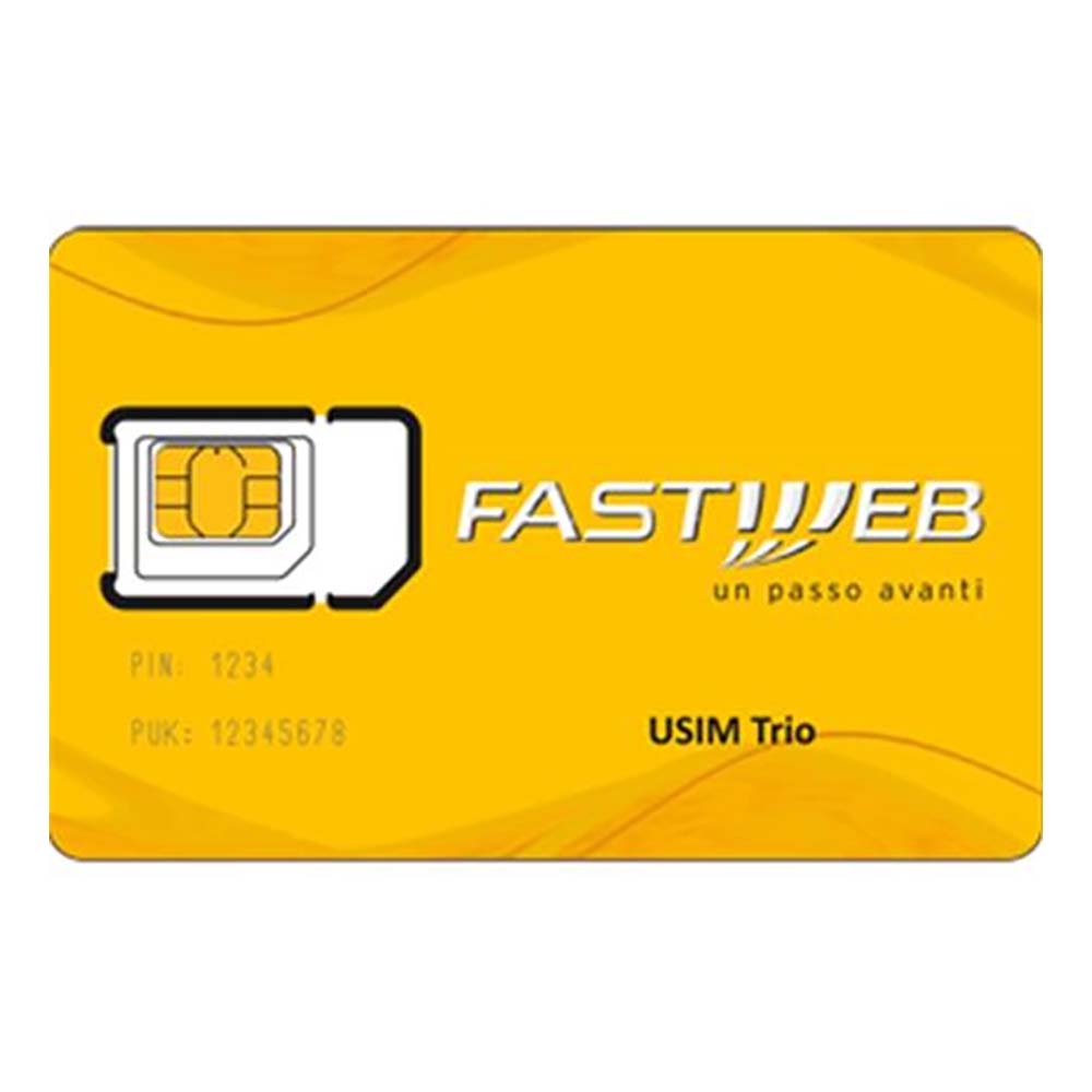 SCHEDA SIM CARD FASTWEB