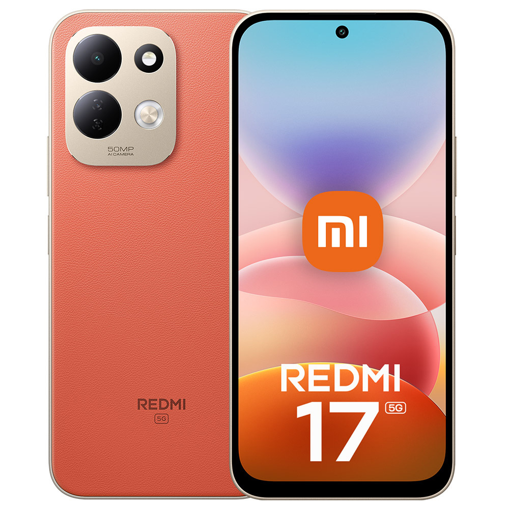 CELLULARE SMARTPHONE XIAOMI REDMI 17 5G LCD 6.9" 4GB/256GB NFC COLORE VIVID ORANGE GARANZIA TIM