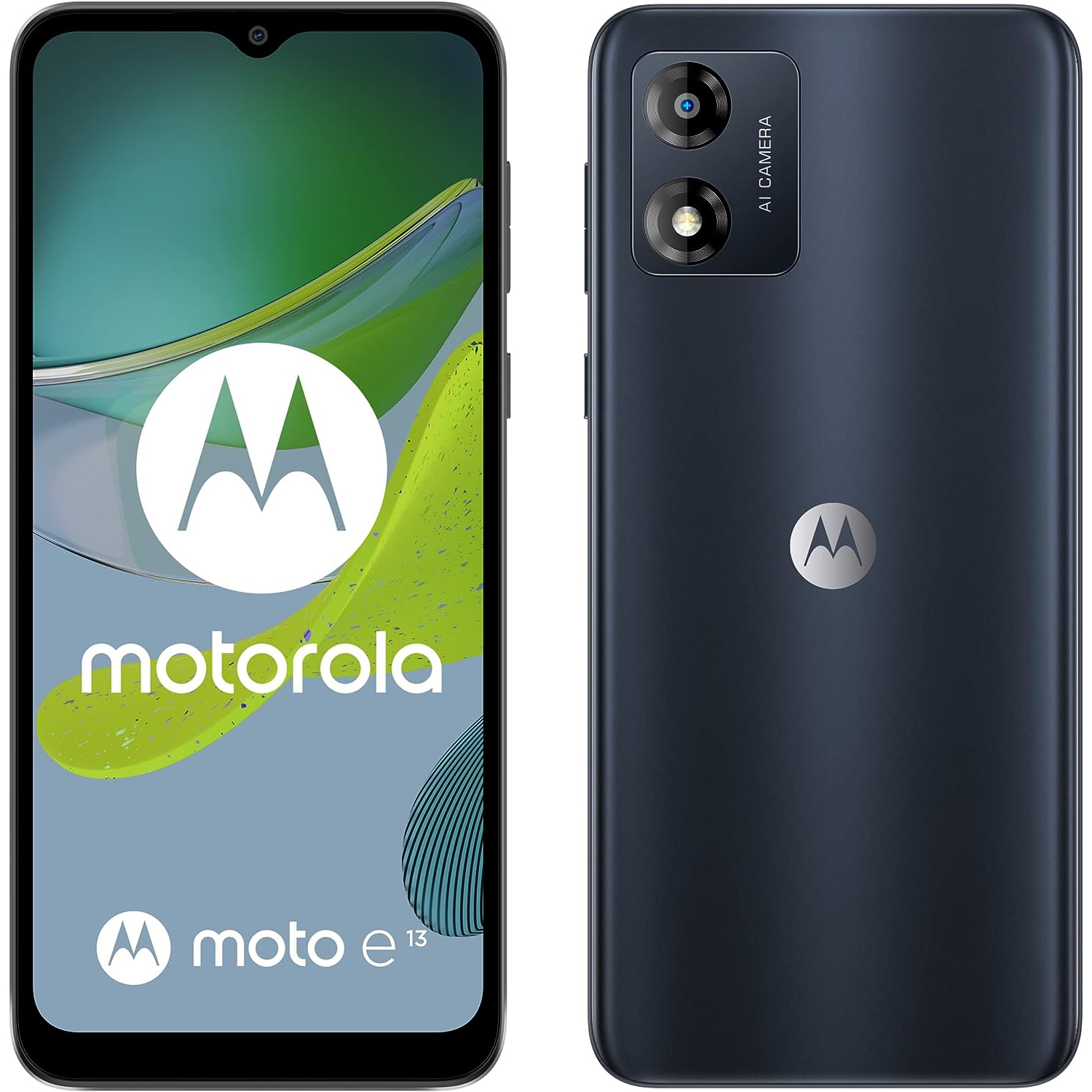 CELLULARE SMARTPHONE MOTOROLA MOTO E13 DISPLAY 6.5" 2GB/64GB COLORE COSMIC BLACK GARANZIA VODAFONE