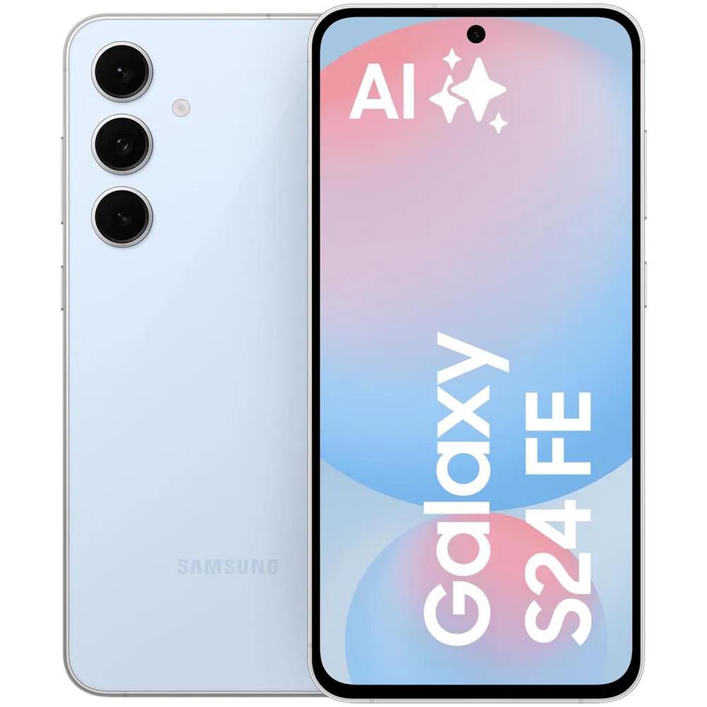 CELLULARE SMARTPHONE SAMSUNG Galaxy S24 FE 5G SM-S721B 8GB/128GB COLORE BLUE GARANZIA VODAFONE