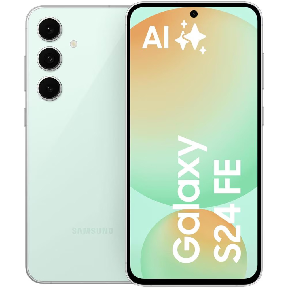 CELLULARE SMARTPHONE SAMSUNG Galaxy S24 FE 5G SM-S721B 8GB/128GB COLORE MINT GARANZIA VODAFONE