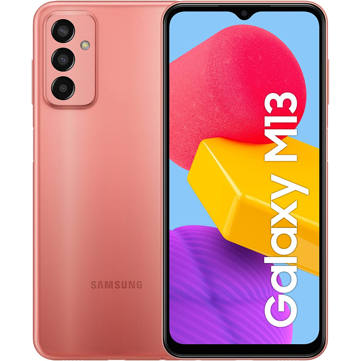CELLULARE SMARTPHONE SAMSUNG Galaxy M13 SM-M135F/DSN DISPLAY 6.6" 4G 4GB/64GB DUOS COLORE ORANGE COPPER GARANZIA EUROPEA