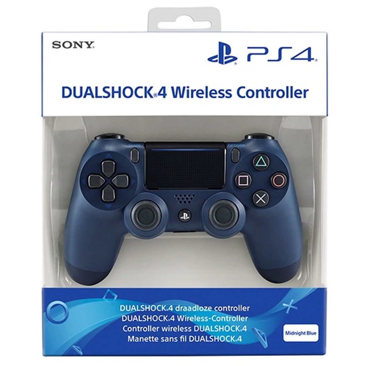 SONY DUALSHOCK 4 CONTROLLER WIRELESS V2 MIDNIGHT BLUE