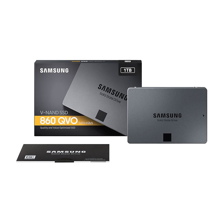 SAMSUNG SSD 860 QVO V-NAND 7mm CAPACITA' 1TB 2,5" SATA III r:550MB/s w:520MB/s
