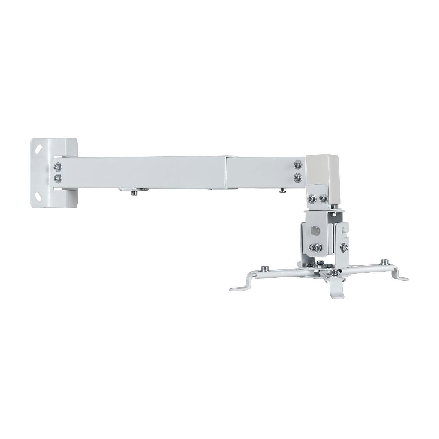 STAFFA A MURO PER VIDEOPROIETTORE COLORE GREY ROTAZIONE A 360° INCLINABILE -15° / +15° CA-SPV-1005