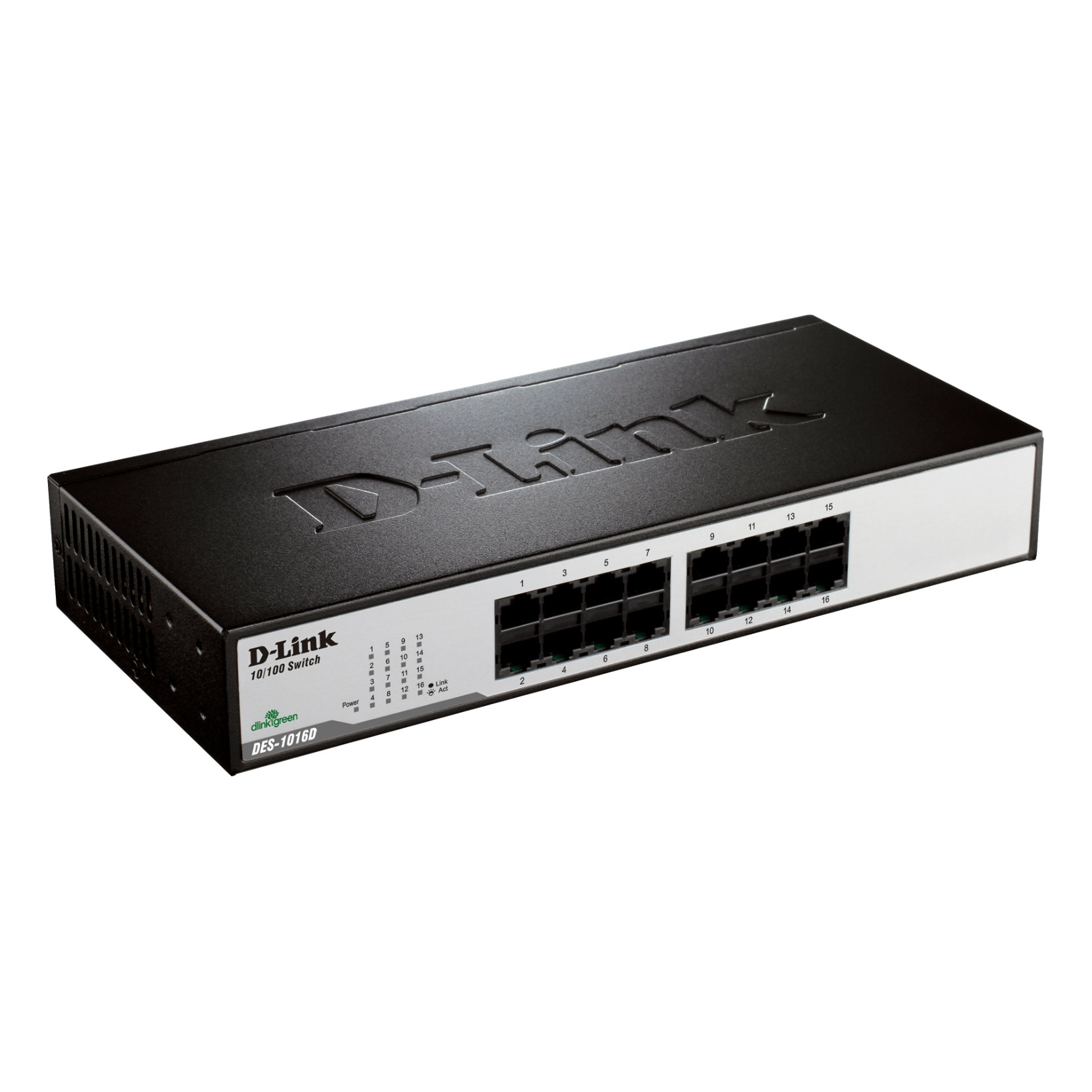 SWITCH DESKTOP D-LINK 16 PORTE 10/100Mbps DES-1016D