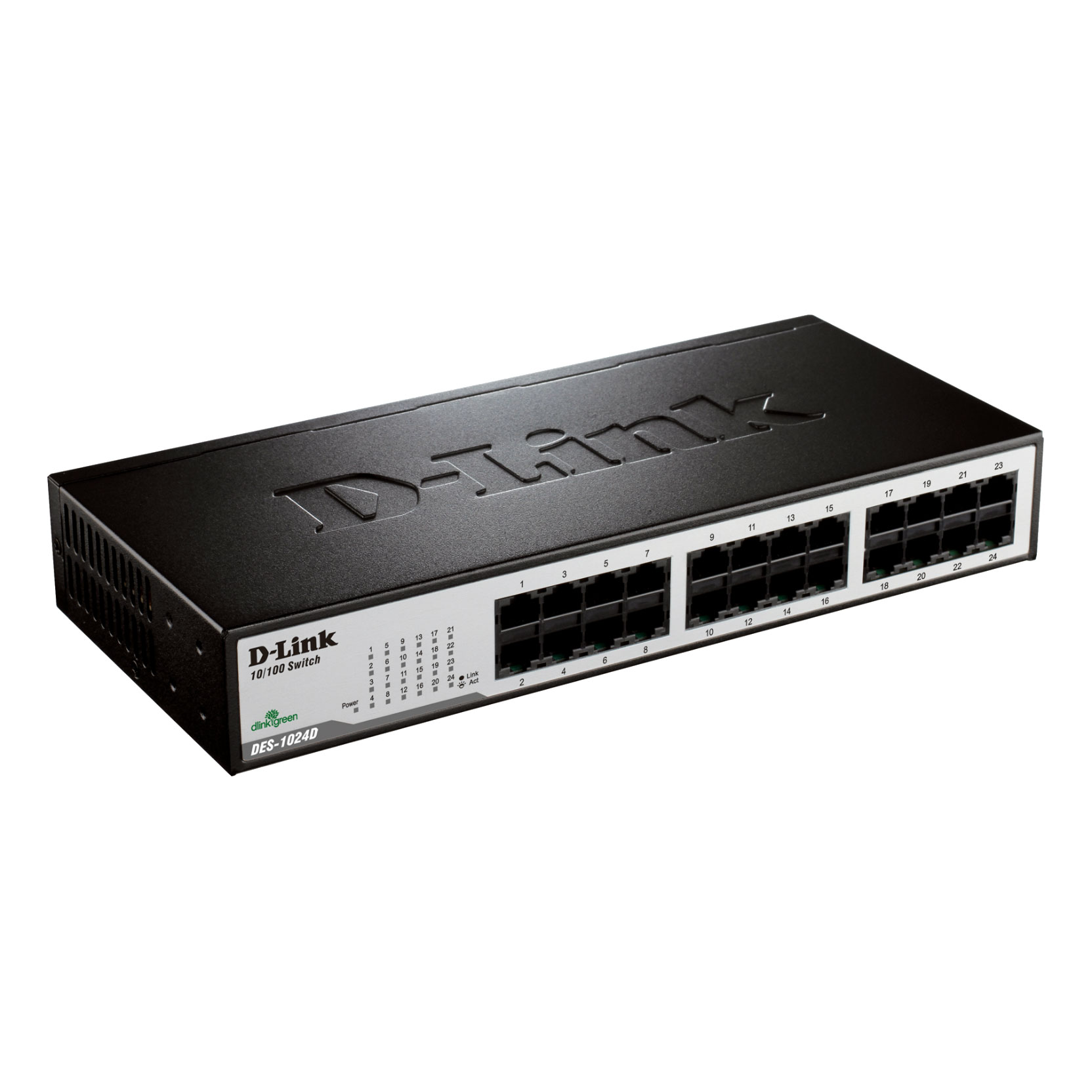 SWITCH DESKTOP DI RETE D-LINK 24-Port 10/100 Mbps DES-1024D