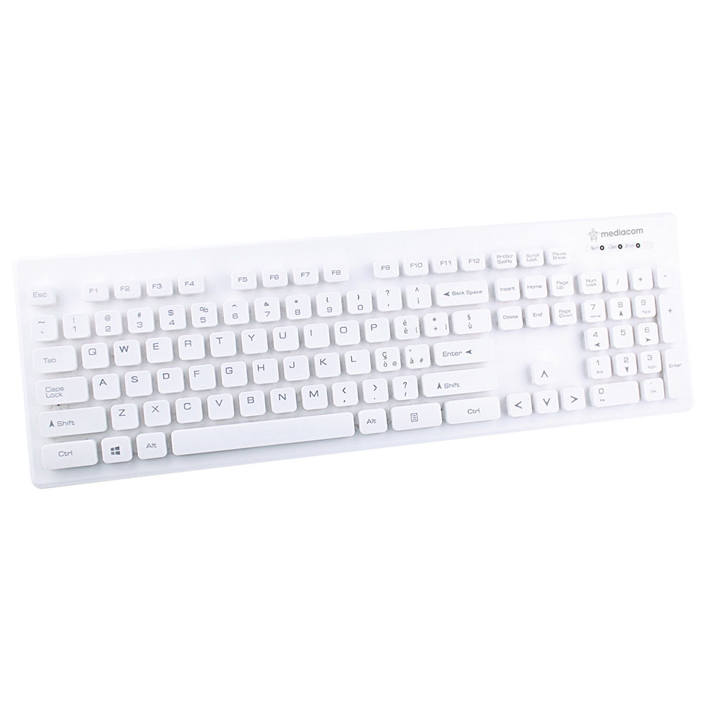 TASTIERA MEDIACOM SPIN CX2600 USB COLORE BIANCO