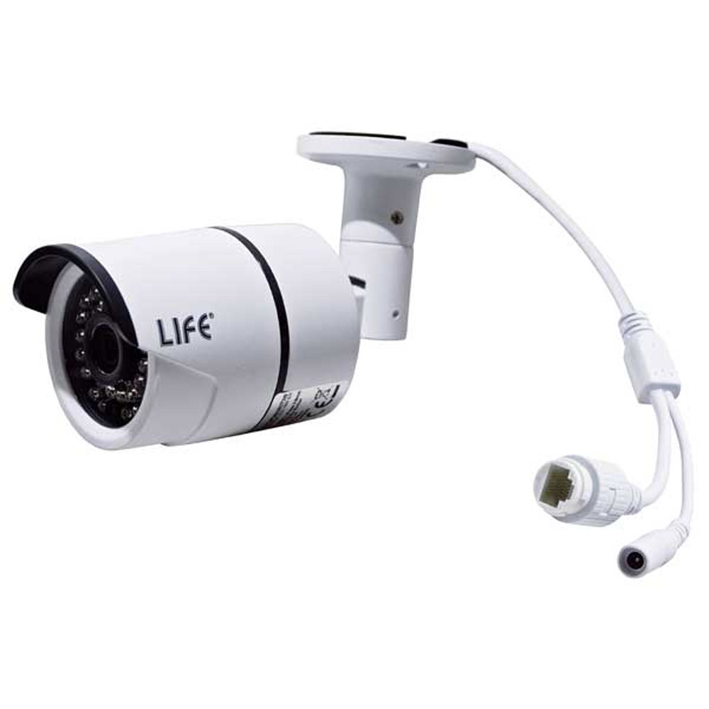 TELECAMERA BULLET 2Mpx IP 1080P IP66 L.FISSA 3,6mm, ICR, 36LED, CMOS 1/2,8" Sony Exmor IMX222, ONVIF, OSD, COLORE BIANCO