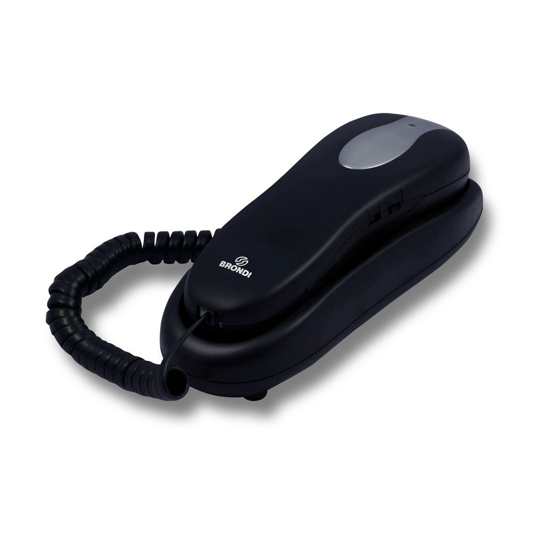 TELEFONO FISSO BRONDI A GONDOLA SLIM COLORE NERO