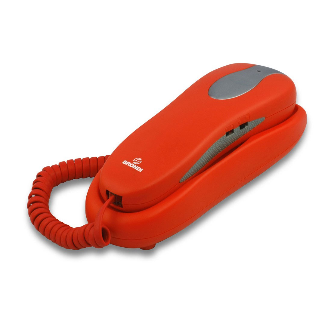 TELEFONO FISSO BRONDI A GONDOLA SLIM COLORE ROSSO
