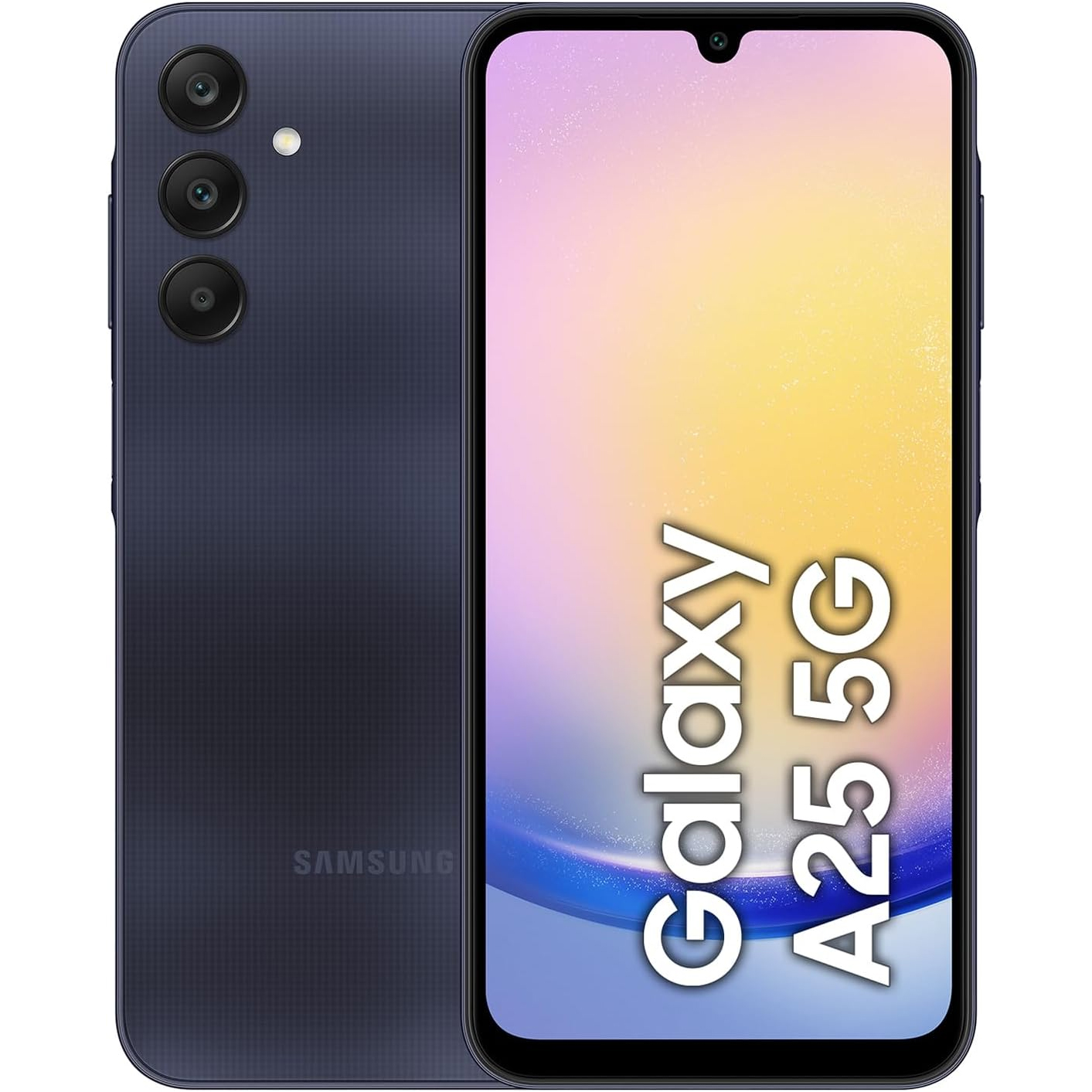 CELLULARE SMARTPHONE SAMSUNG Galaxy A25 5G SM-A256B/DSN DISPLAY 6.6" 6GB/128GB DUOS COLORE BLUE BLACK GARANZIA VODAFONE