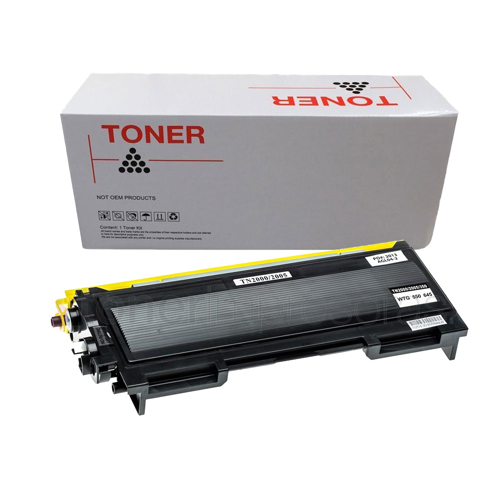TONER BROTHER COMPATIBILE TN-2000-TN-2005 HL2030 HL2035 HL2037 HL2040 2070 DCP-7420