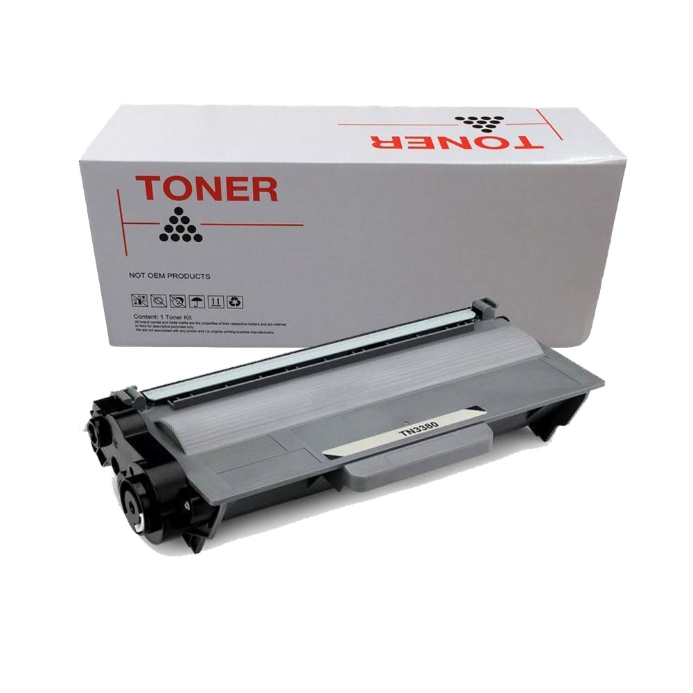TONER BROTHER COMPATIBILE UNIVERSALE TN-3380 PER DCP-8110 HL-5450DN HL-5470DW MFC-8510DN (8k)