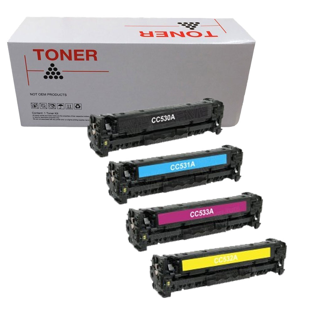 TONER HP-CANON COMPATIBILE CC532A/CE412A/CF382A YELLOW 2.8K LaserJet CP2020, CM2320 - LaserJet Pro 300 (M351a,M375nw), LaserJet Pro 400 (M451dn,M475dn,M476dn), Canon LBP-7200,MF724Cdw, MF729Cdw, MF8330cdn, MF8350cdn, MF8580cdw
