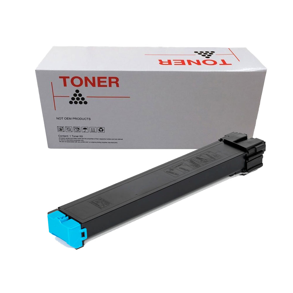 TONER SHARP COMPATIBILE 10K CIANO (MX-23GTCA) MX-2010U, MX-2310U, MX-2314N, MX-2614N, MX-3111U, MX-3114N