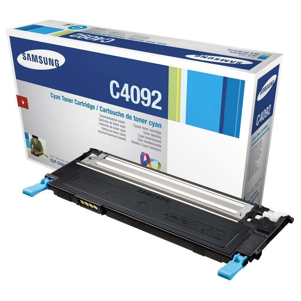 TONER SAMSUNG ORIGINALE CLT-C4092S CIANO CLP-310 CLP-315 CLX-3170FN (1K)