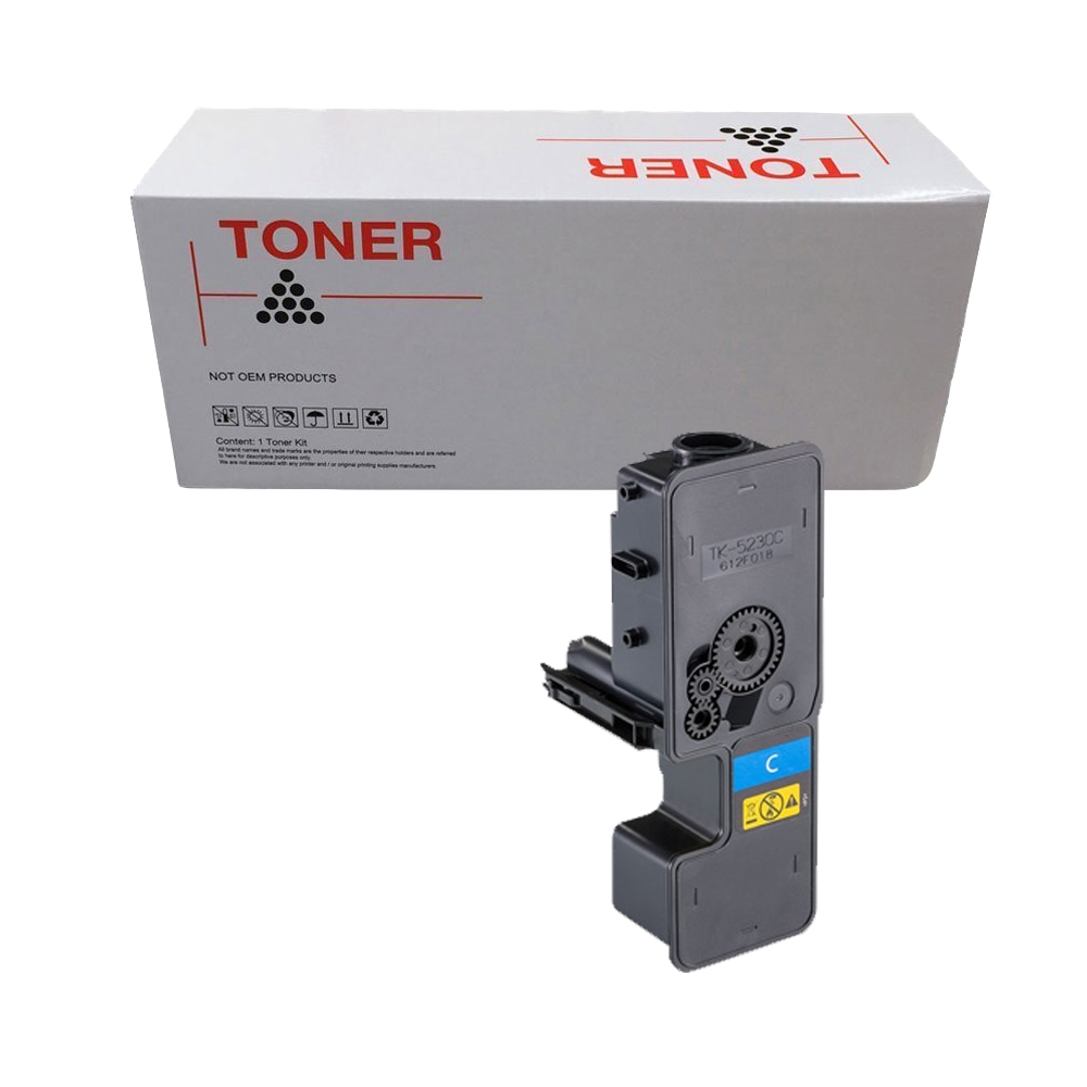 TONER KYOCERA COMPATIBILE TK-5230C (1T02R9CNL0) 2.2K CIANO Kyocera Ecosys M5521, P5021