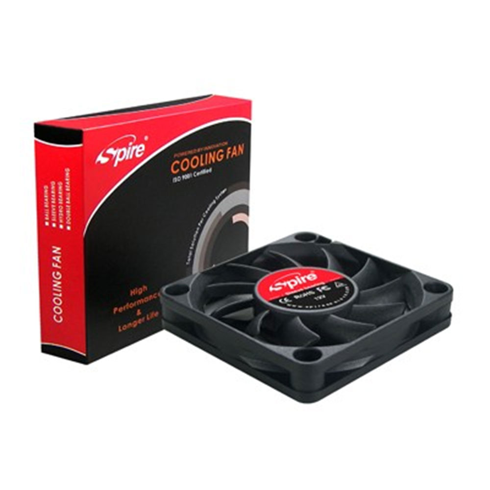 VENTOLA SPIRE SP60 POWER FAN 60x60x10 SLEEVE BEARING 12V 3 FILI 2800RPM CP-CFA-V06-10/S