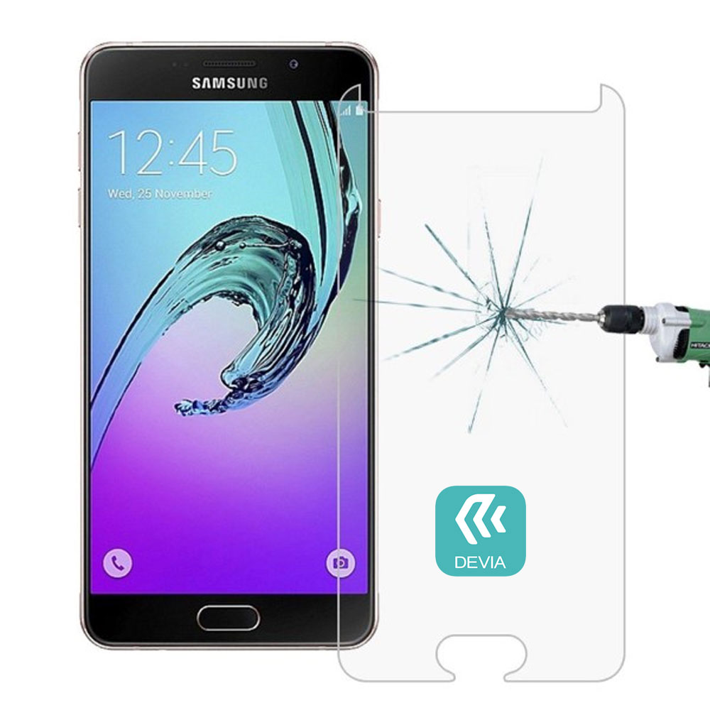 DEVIA PELLICOLA IN VETRO TEMPERATO 9H 0.26mm PER SMATHPHONE SAMSUNG GALAXY A3 2017 (SM-A320)