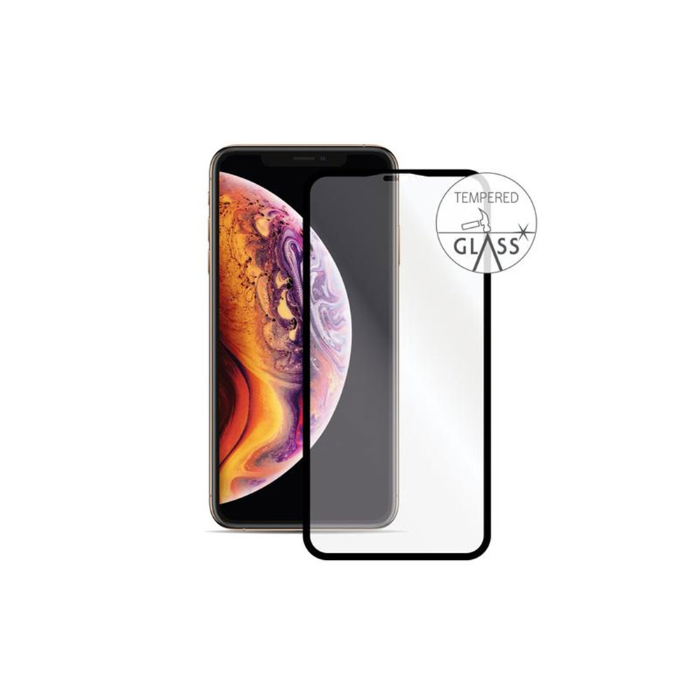 VODAFONE PELLICOLA IN VETRO TEMPERATO 3D CON CORNICE NERA 0.26mm PER SMATHPHONE APPLE IPHONE Xs Max / IPHONE 11 Pro Max