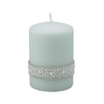 CANDELA PROFUMATA CRYSTAL PEARL COLORE GRIGIO
