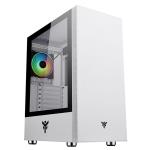 CASE GAMING ITEK VERTIBRA S210W MIDDLE TOWER (NO ALIMENTATORE) ARGB FAN PANNELLO LATERALE TRASPARENTE COLORE BIANCO