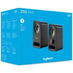 CASSE LOGITECH Z150 BLACK 2.0 6W