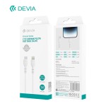 CAVO DATI E CARICA RAPIDA DEVIA PD 27W Type-C - Lightning 1MT KINTONE SERIES (3A) APPLE IPHONE E IPAD