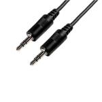 CAVO AUX EWENT 3.5M JACK STEREO A 3.5M JACK STEREO M/M 2 MT EC1606