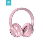 CUFFIA WIRELESS DEVIA Kintone V2 EM039 BLUETOOTH V. 5.2 RICARICABILE CON PADIGLIONI COLORE ROSA