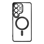 CUSTODIA ELECTRO MAG COVER TRASPARENTE PROTEZIONE FOTOCAMERA E BORDI CON MAGSAFE ( NERO ) PER SAMSUNG S26 ULTRA