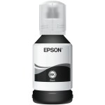 FLACONE DI INCHIOSTRO EPSON ECOTANK 111 C13T03M140 NERO ORIGINALE 120ml ECOTANK ET-M1100 ET-M1120  ET-M2140 ET-M1140 ET-M1180 ET-M3140 ET-M3170 ET-M3180