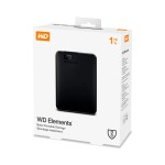 HARD DISK WD ELEMENTS PORTABLE 2.5" 1TB USB 3.0 COLORE BLACK ESTERNO