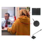 KIT BS-IF1 INTERFONO DA SPORTELLO ( consolle di controllo + altoparlante + microfono esterno )