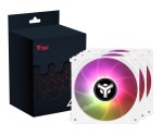 KIT 3 PEZZI ITEK VENTOLA PER CASE / RAFFREDDAMENTO LIQUIDO UW12 WHITE (ITCFAK3UW12W)