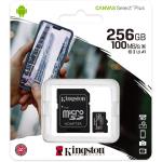 MEMORIA KINGSTON MICRO SD TRANSFLASH Canvas Select Plus 256GB Classe 10 SDCS2/256GB
