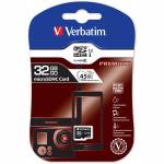 MEMORIA VERBATIM MICRO SD TRANSFLASH HC 32GB Classe 10 44013