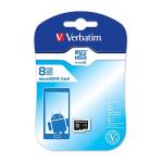 MEMORIA VERBATIM MICRO SD TRANSFLASH SDHC 8GB