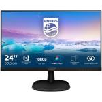 MONITOR 24" LED IPS PHILIPS 243V7QDSB V-line WIDE VGA/DVI-D/HDMI 10.000.000 :1 5MS 1920x1080 Full HD BLACK