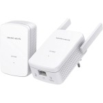 POWERLINE MERCUSYS MP510 KIT WI-FI - 1 PORTE ETHERNET GIGABYTE - BRIDGE - HOMEPLUG AV2 TRAFERISCE DATI WIRELESS SU SISTEMA ELETTRICO CONF. 2pz