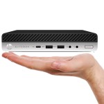 PC RICONDIZIONATO DESKTOP HP EliteDesk 800 G4 Mini PC INTEL CORE i5-8500T 2.1GHZ / RAM 16GB / SSD 512GB / VGA Intel UHD Graphics 630 / LAN 1Gbit / WIN 11 PRO 64Bit