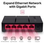 SWITCH DESKTOP DI RETE MERCUSYS 5-Port 10/100/1000Mbps MS105G