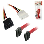 CAVO KEYTECK ALIMENTAZIONE 15CM + CAVO SATA 48CM CC-SATA-48